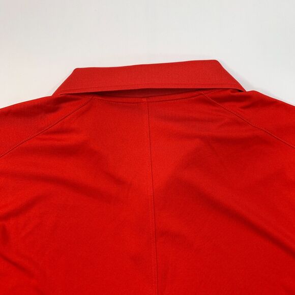 Nike Golf Shirt Mens L Large Red Moisture Wicking Performance Victory Polo - Picture 11 of 13